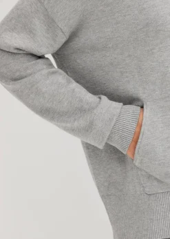 Damen bonprix Bekleidung·Umstandsmode|Strickmode|Strick-Hoodie mit Kängurutasche aus Viskose-Mix