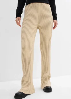Damen bonprix Bekleidung·Kleider|Hosen|Strickhose aus softem Viskose-Mix