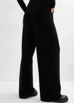 Damen bonprix Hosen|Bekleidung·Kleider|Strick-Hose aus weichem Kaschmir-Mix