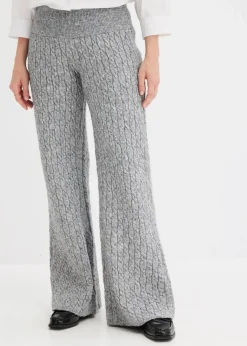 Best Strickhose mit Zopfmuster Damen Hosen|Bekleidung·Kleider