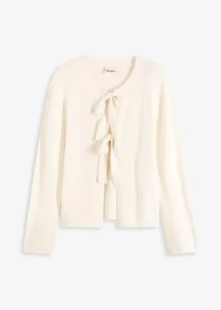 Strickjacke aus Baumwoll-Mix Damen Pullover & Strickjacken|Strickmode