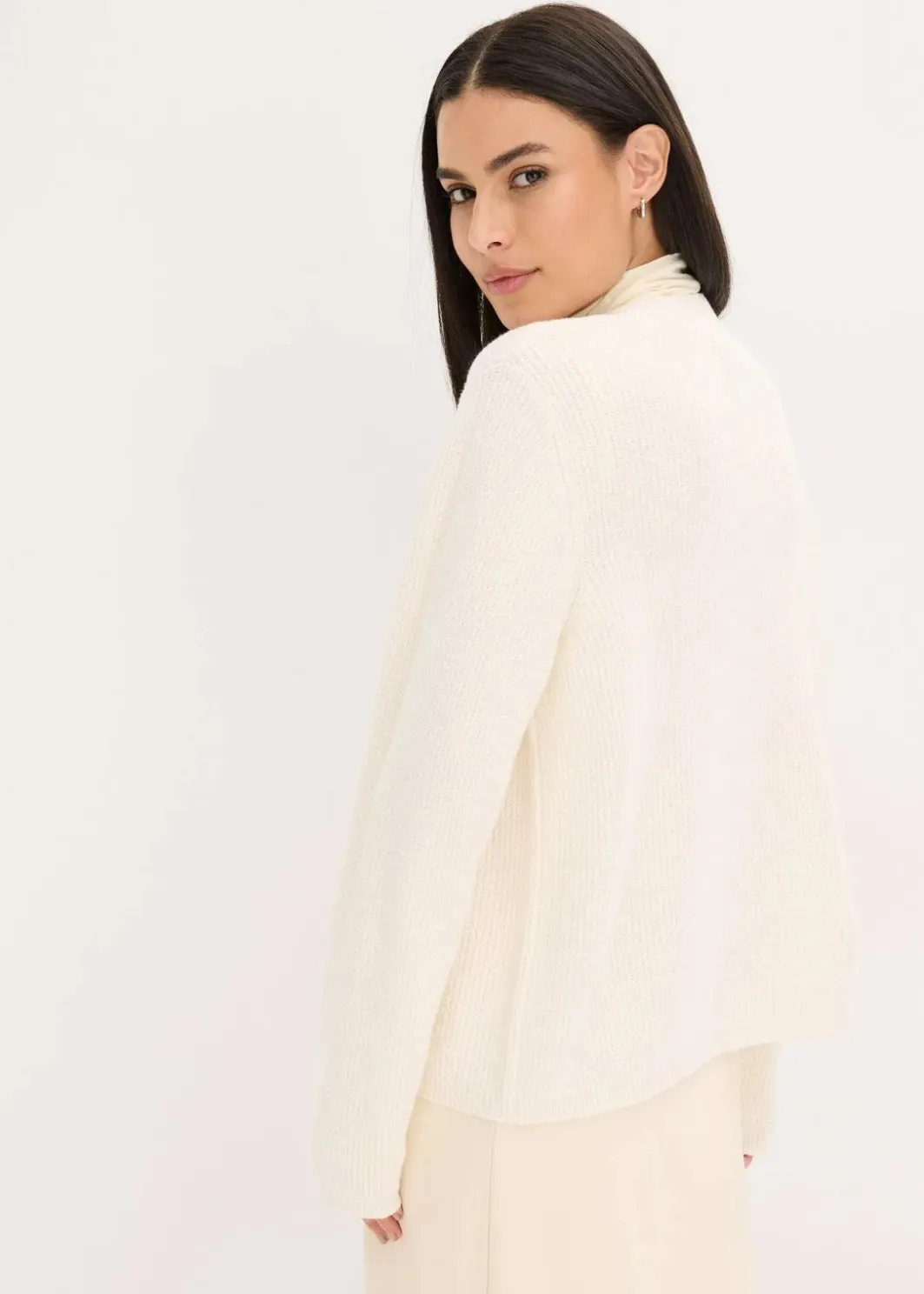 Strickjacke aus Baumwoll-Mix Damen Pullover & Strickjacken|Strickmode