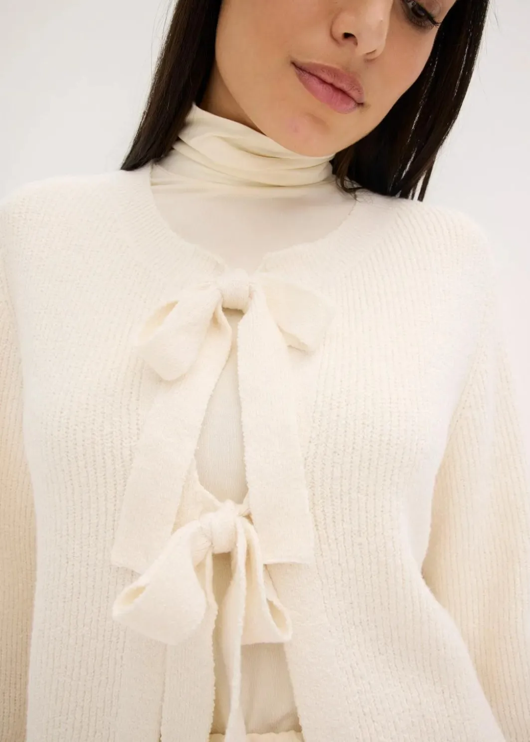 Strickjacke aus Baumwoll-Mix Damen Pullover & Strickjacken|Strickmode