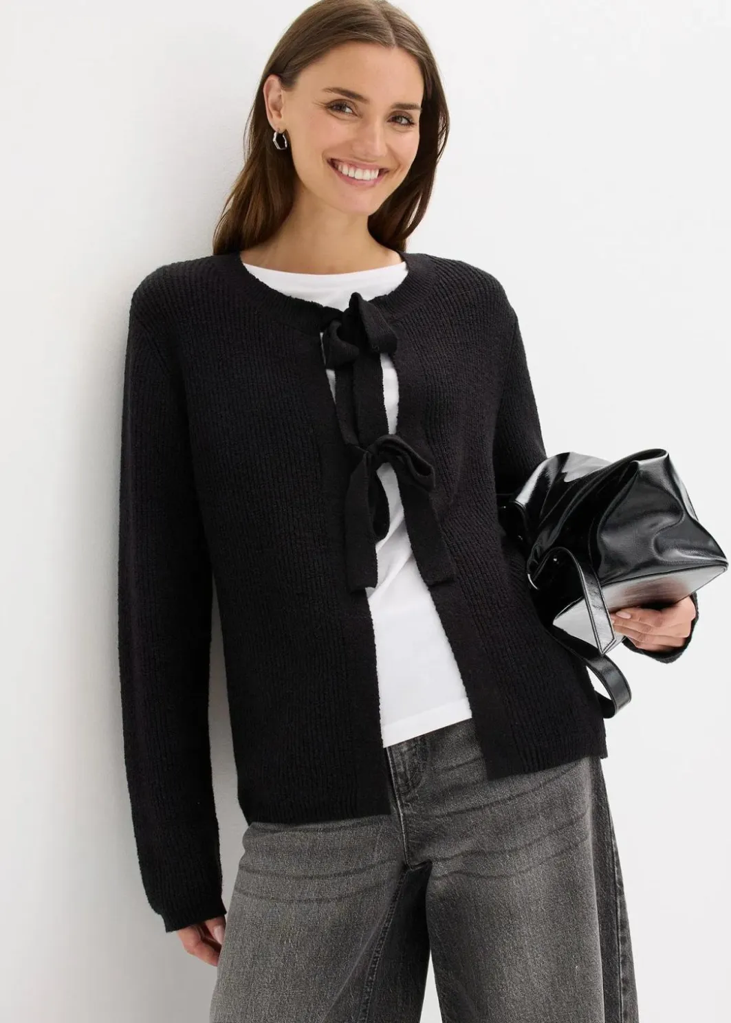 Best Strickjacke aus Baumwoll-Mix Damen Strickmode|Pullover & Strickjacken