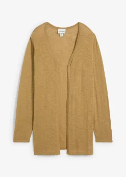 Damen bonprix Bekleidung·Umstandsmode|Pullover & Strickjacken|Strickjacke aus reiner leichter Baumwoll-Slub Qualität