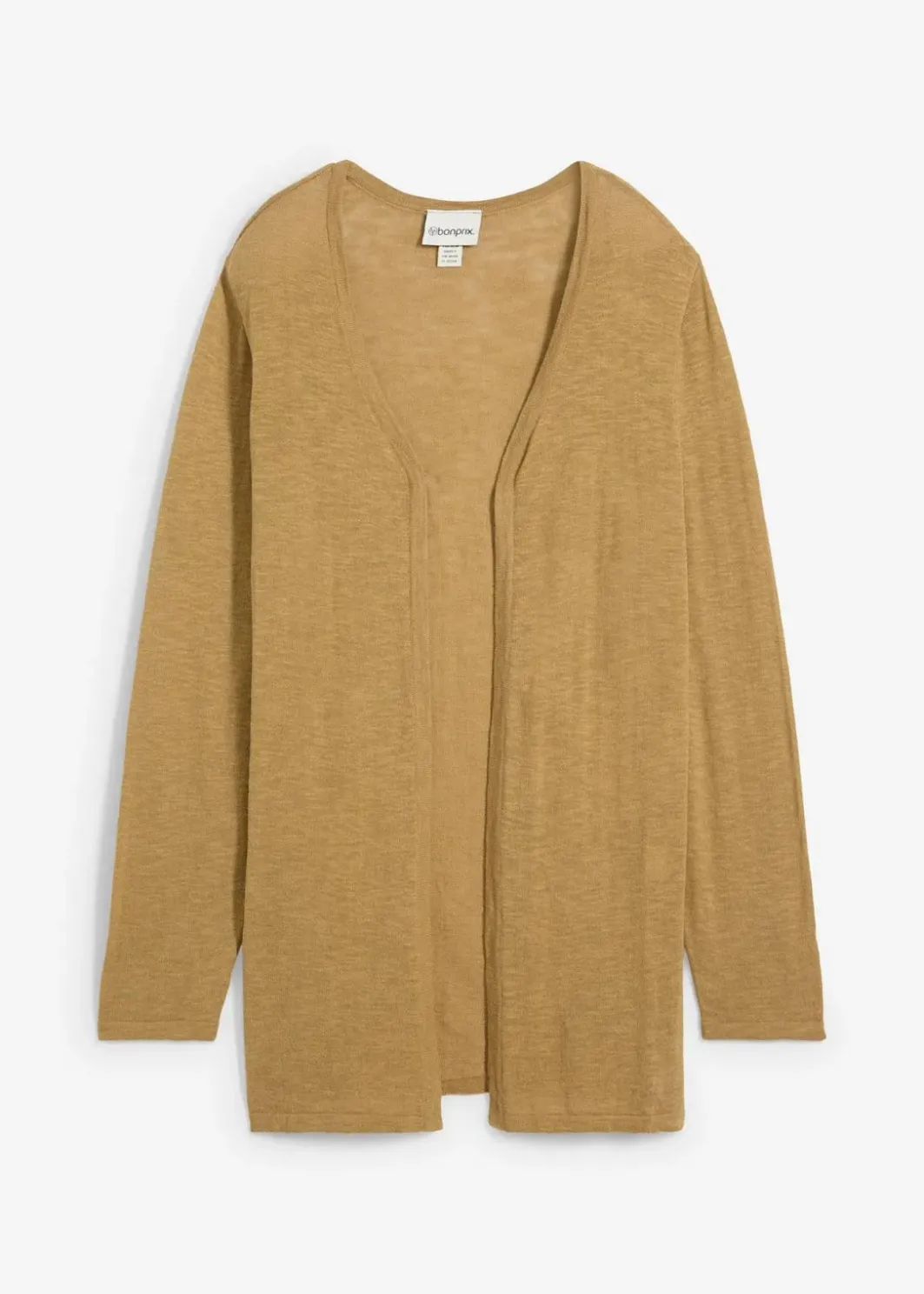 Damen bonprix Bekleidung·Umstandsmode|Pullover & Strickjacken|Strickjacke aus reiner leichter Baumwoll-Slub Qualität