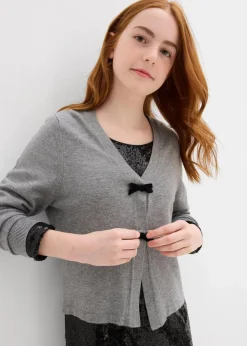 Sale Strickjacke aus softem Viskose-Mix Kinder Mädchen 9-16 Jahre·Sweat & Strick