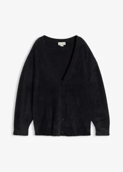Damen bonprix Pullover & Strickjacken|Strickmode|Strickjacke aus Viskose-Mix