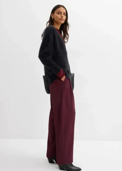 Damen bonprix Pullover & Strickjacken|Strickmode|Strickjacke aus Viskose-Mix