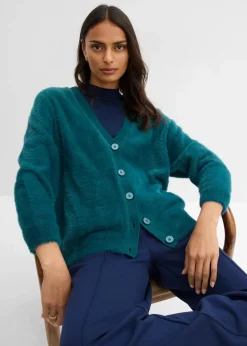 Hot Strickjacke aus Viskose-Mix Damen Bekleidung·Umstandsmode|Bekleidung·Jeans