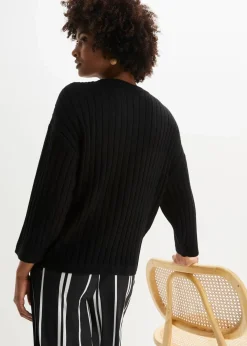 Damen bonprix Bekleidung·Umstandsmode|Strickmode|Strickjacke aus Viskose-Mix