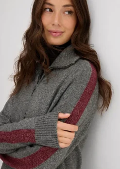 Damen bonprix Strickmode|Pullover & Strickjacken|Strickjacke aus weichem Woll-Mix