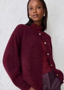 Outlet Strickjacke aus wärmendem Alpaka-Mix Damen Bekleidung·Umstandsmode|Premium