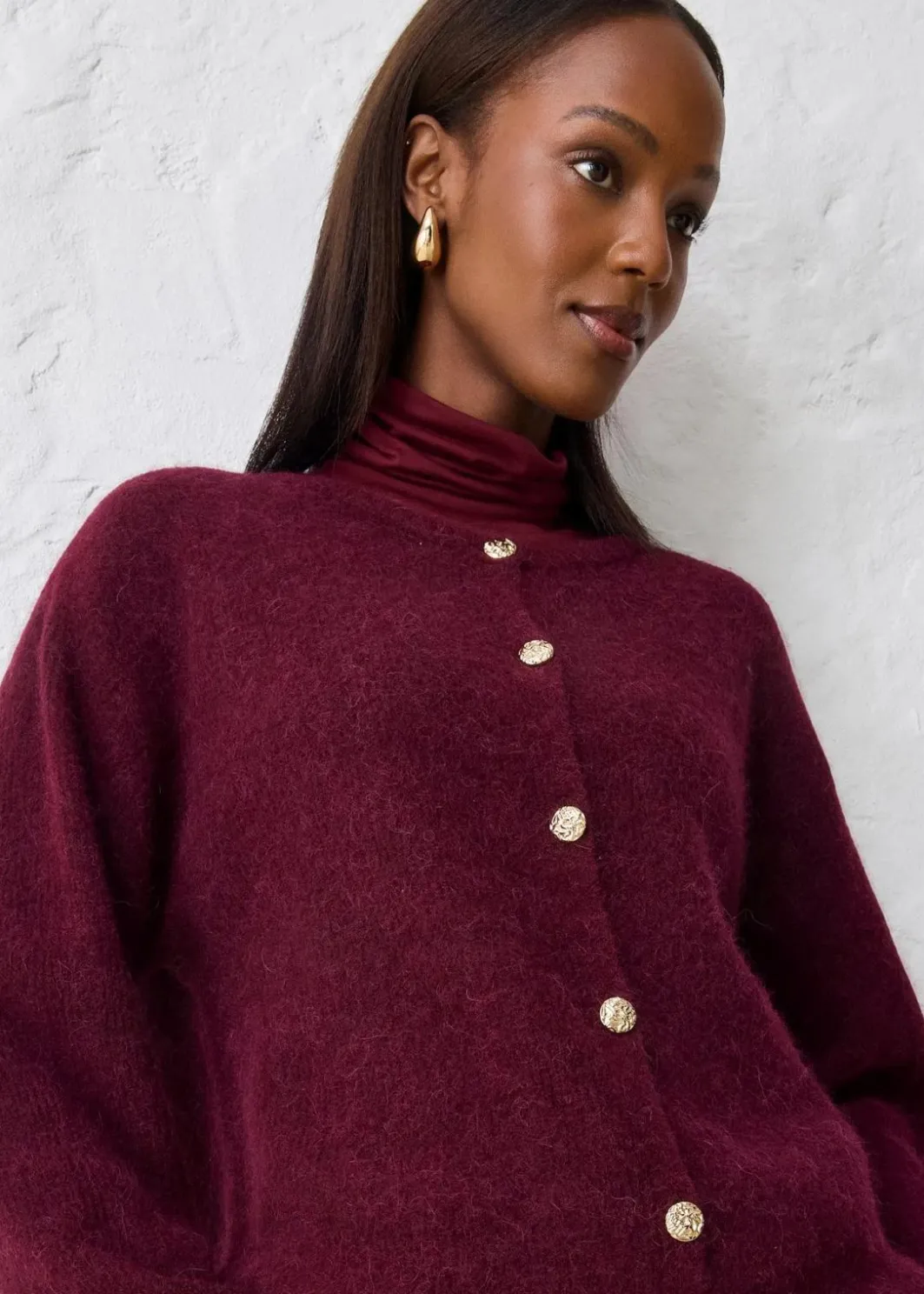 Outlet Strickjacke aus wärmendem Alpaka-Mix Damen Bekleidung·Umstandsmode|Premium