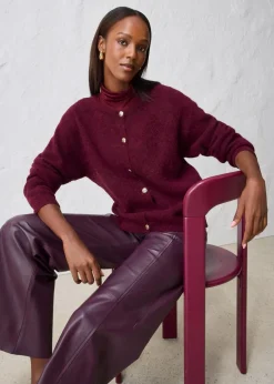 Outlet Strickjacke aus wärmendem Alpaka-Mix Damen Bekleidung·Umstandsmode|Premium