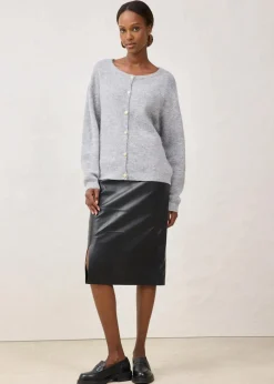 Online Strickjacke aus wärmendem Alpaka-Mix Damen Bekleidung·Umstandsmode|Premium