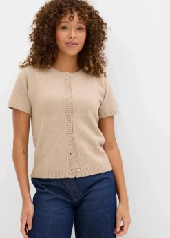Clearance Strickjacke, Kurzarm Damen Bekleidung·Umstandsmode|Nachhaltigere Materialien