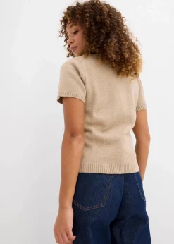 Clearance Strickjacke, Kurzarm Damen Bekleidung·Umstandsmode|Nachhaltigere Materialien