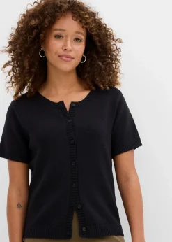 Discount Strickjacke, Kurzarm Damen Nachhaltigere Materialien|Pullover & Strickjacken