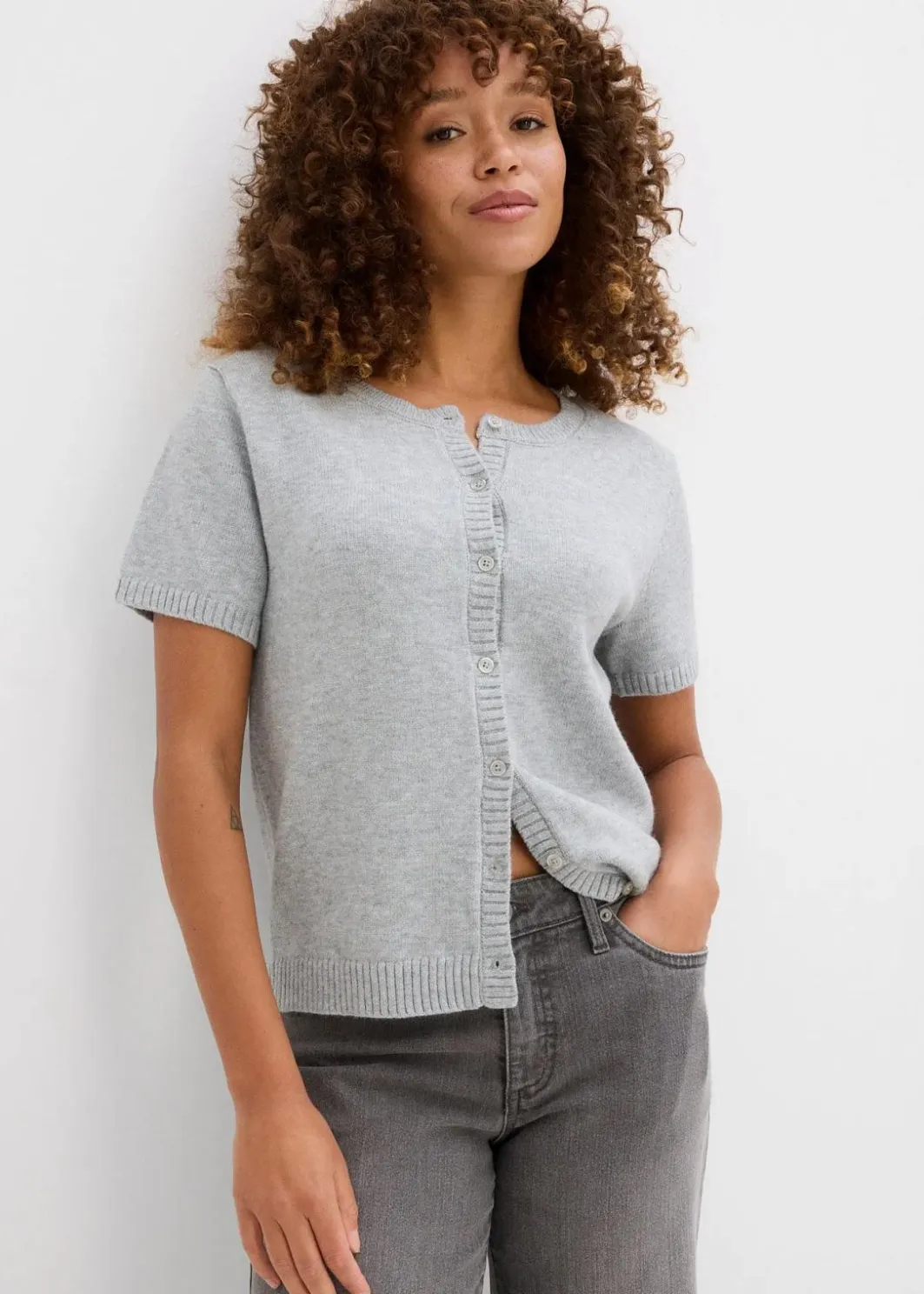 Sale Strickjacke, Kurzarm Damen Bekleidung·Umstandsmode|Nachhaltigere Materialien