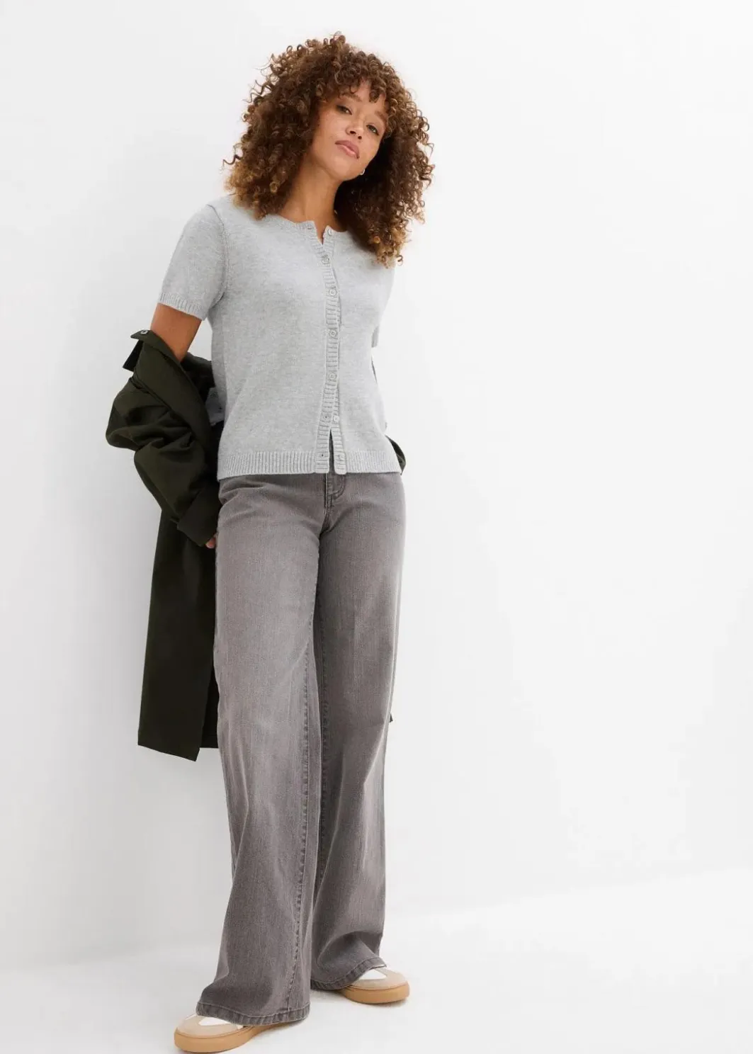 Sale Strickjacke, Kurzarm Damen Bekleidung·Umstandsmode|Nachhaltigere Materialien