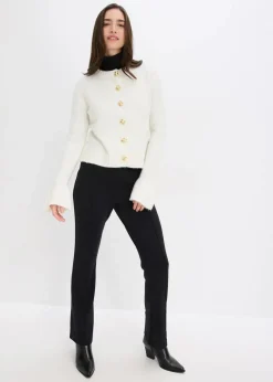 Damen bonprix Bekleidung·Umstandsmode|Bekleidung·Jeans|Strickjacke mit dekorativen Knöpfen