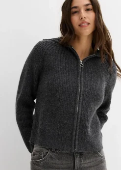 Discount Strickjacke mit Kapuze Damen Pullover & Strickjacken|Strickmode