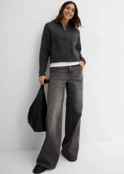 Discount Strickjacke mit Kapuze Damen Pullover & Strickjacken|Strickmode