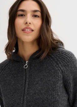 Discount Strickjacke mit Kapuze Damen Pullover & Strickjacken|Strickmode
