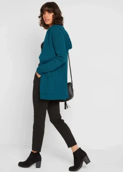 Damen bonprix Bekleidung·Umstandsmode|Pullover & Strickjacken|Strickjacke mit Kapuze
