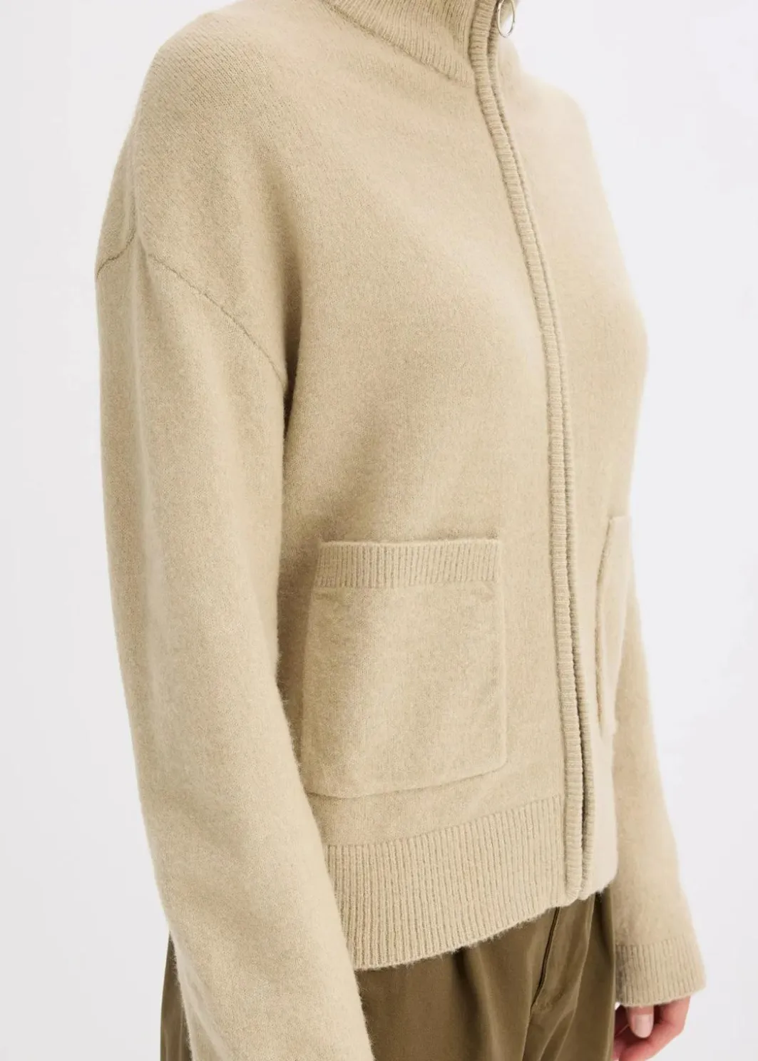 Damen bonprix Bekleidung·Umstandsmode|Strickmode|Strickjacke mit Reißverschluss