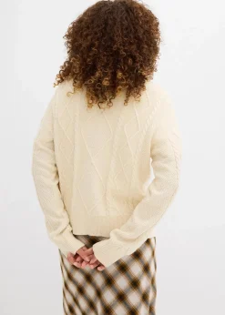 Damen bonprix Bekleidung·Umstandsmode|Strickmode|Strickjacke mit Schleifen