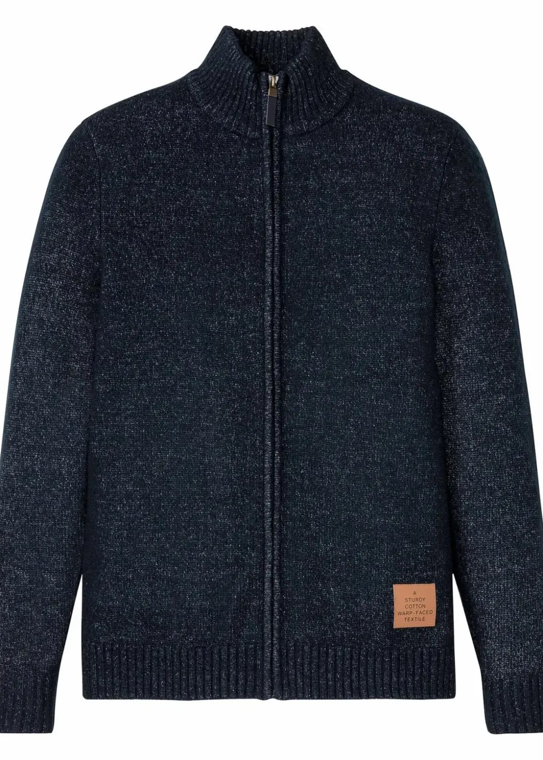 Herren bonprix Große Größen|Pullover & Strickjacken|Strickjacke mit Stehkragen