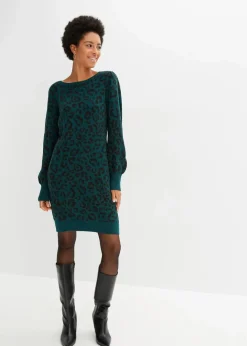 Damen bonprix Kurzgrößen|Bekleidung·Umstandsmode|Strickkleid