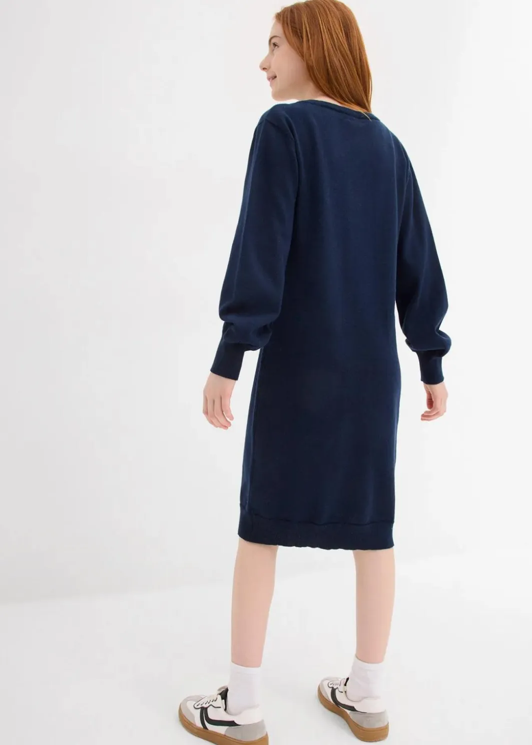 Kinder bonprix Mädchen 9-16 Jahre·Kleider & Jumpsuits|Strickkleid