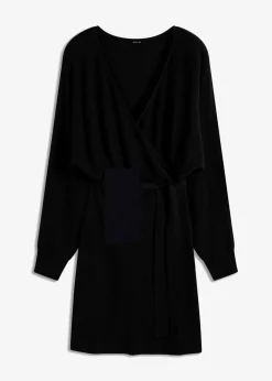 Damen bonprix Bekleidung·Pullover & Strickjacken|Nachhaltigere Materialien|Strickkleid aus Viskose-Mix
