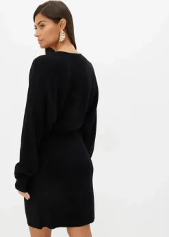 Damen bonprix Bekleidung·Pullover & Strickjacken|Nachhaltigere Materialien|Strickkleid aus Viskose-Mix