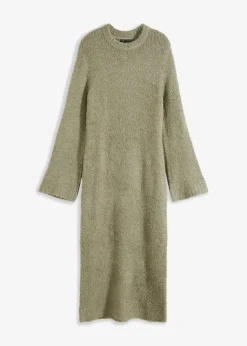 Hot Strickkleid aus Bouclé Damen Kleider|Strickmode