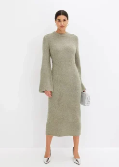 Hot Strickkleid aus Bouclé Damen Kleider|Strickmode