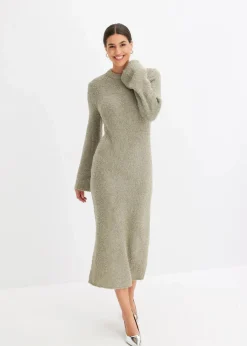 Hot Strickkleid aus Bouclé Damen Kleider|Strickmode