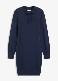 Discount Strickkleid aus fließendem Viskose-Mix Damen Bekleidung·Umstandsmode|Strickmode