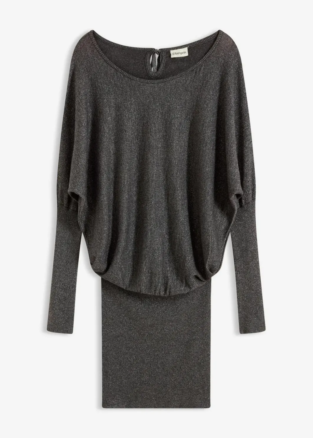 Clearance Strickkleid aus fließendem Viskose-Mix Damen Bekleidung·Umstandsmode|Strickmode
