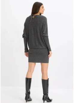 Clearance Strickkleid aus fließendem Viskose-Mix Damen Bekleidung·Umstandsmode|Strickmode