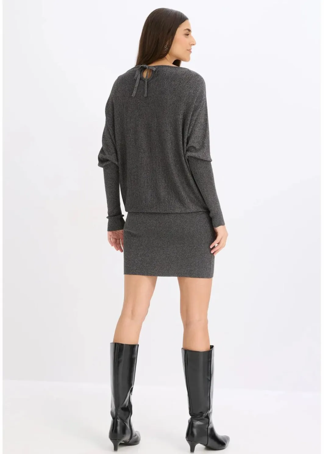 Clearance Strickkleid aus fließendem Viskose-Mix Damen Bekleidung·Umstandsmode|Strickmode