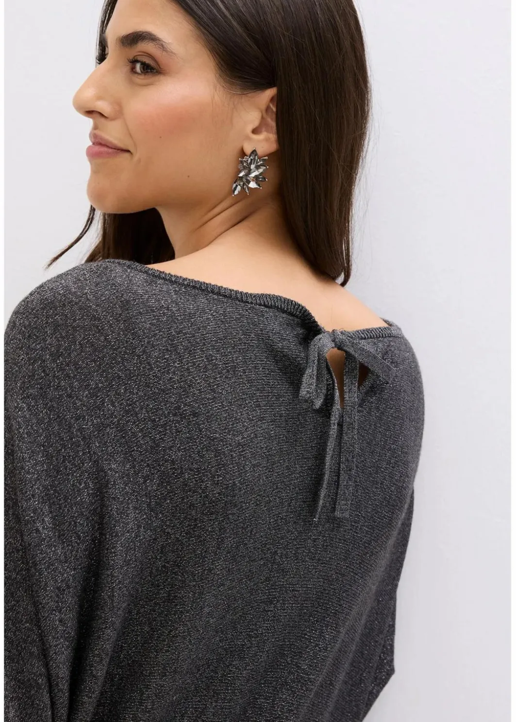 Clearance Strickkleid aus fließendem Viskose-Mix Damen Bekleidung·Umstandsmode|Strickmode