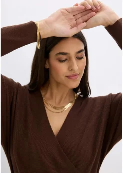Damen bonprix Bekleidung·Umstandsmode|Bekleidung·Pullover & Strickjacken|Strickkleid aus fließendem Viskose-Mix