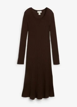 Damen bonprix Kleider|Strickmode|Strickkleid aus Merinowolle