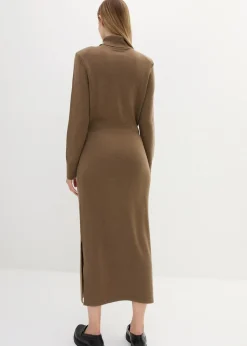 Damen bonprix Kleider|Strickmode|Strickkleid aus Merinowolle