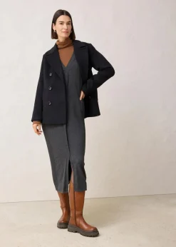 Damen bonprix Bekleidung·Umstandsmode|Strickmode|Strickkleid aus Merinowolle