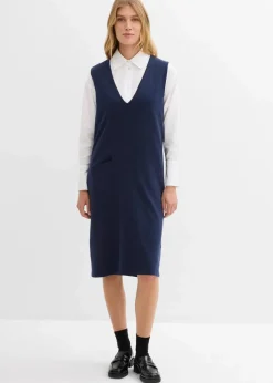 Damen bonprix Bekleidung·Umstandsmode|Strickmode|Strickkleid aus reiner Baumwolle